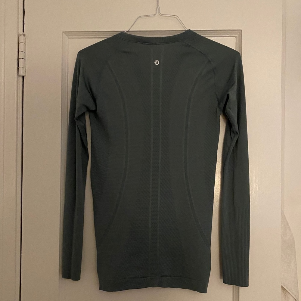 Green Lululemon Swiftly Tech Long Sleeve